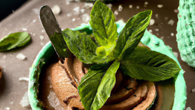 Glace Chocolat au thé à la menthe