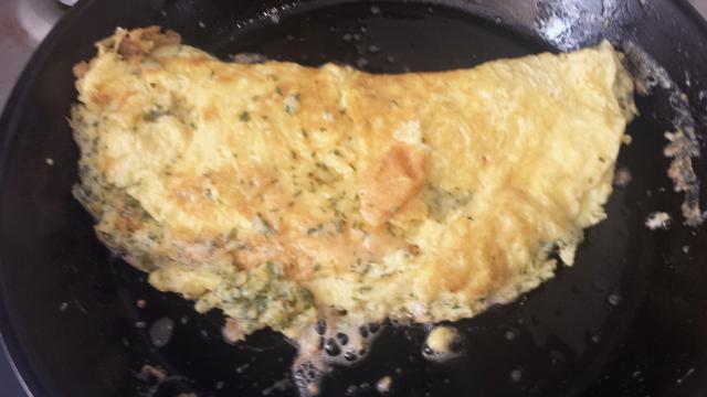 Omelette au fromage