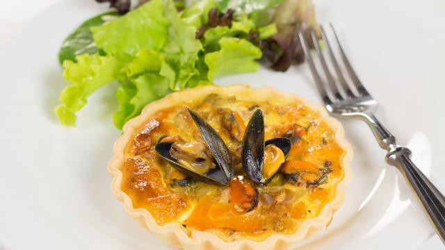 Tartelettes au potimarron et aux moules