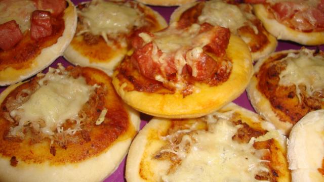 Mini pizzas maison