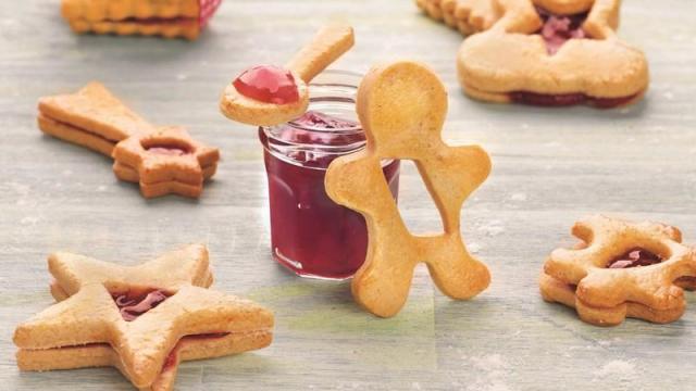 Petits sablés à la confiture de Fraises