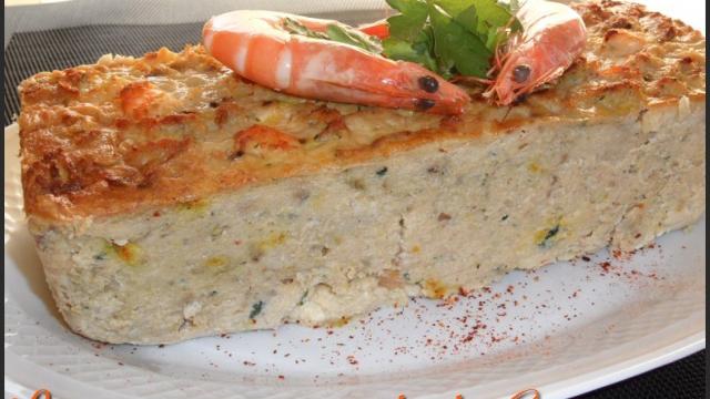 Terrine de lotte aux crevettes