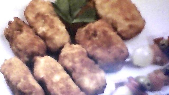 Croquettes de poulet à la béchamel