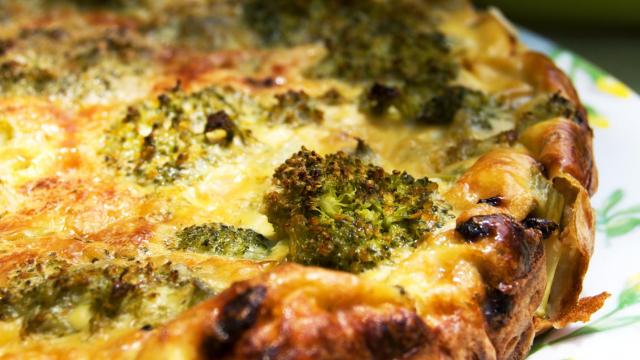 Tarte aux légumes et au chèvre Boursault