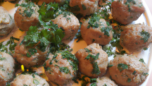 Boulettes de veau aux herbes