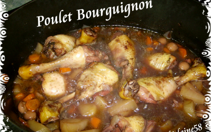 Poulet bourguignon