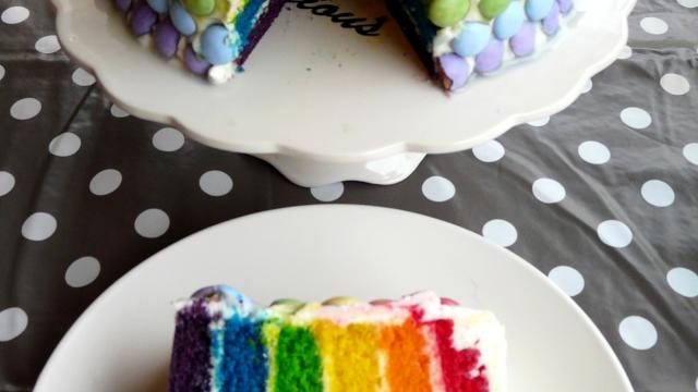 Rainbow Cake glaçage au beurre