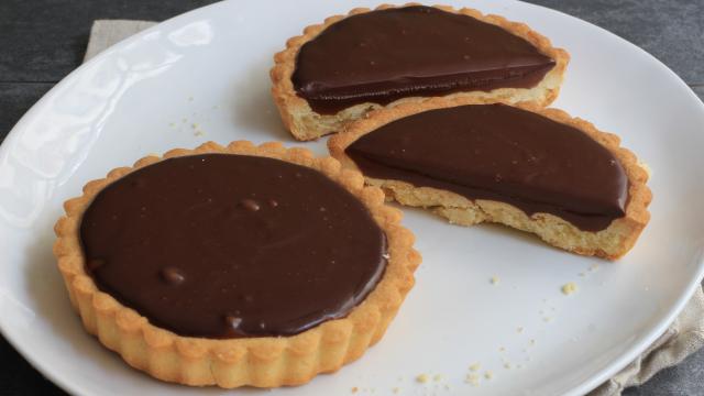 Recette Tartelettes Chocolat Et Caramel Beurre Salé - 750g.com