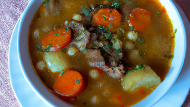 'La Harira' ou soupe traditionnelle Marocaine