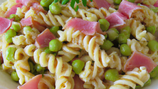 Salade de Fusilli 'Piselli e Prosciutto'