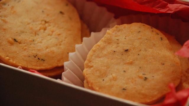 Crackers au Parmesan et au Thym