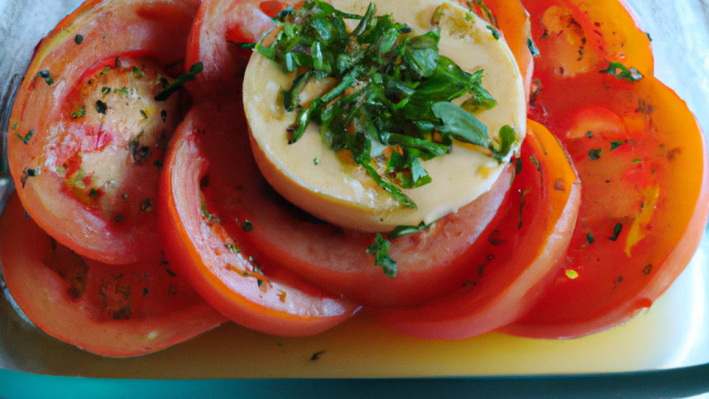 Tian de tomates à la vanille