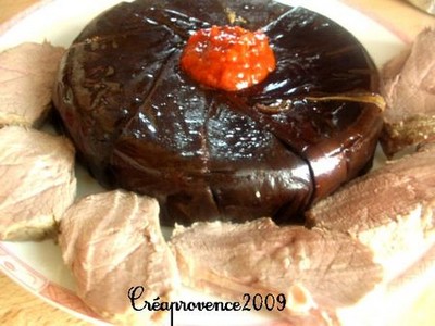 Gâteau d'aubergine