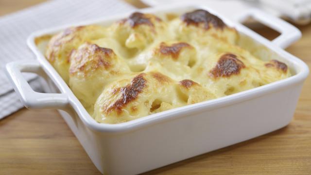 Gratin de chou-fleur sauce Mornay