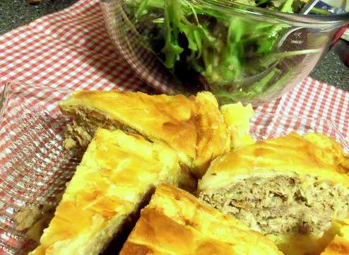 Tourte de la Vallée de Munster au Boursin ail et fines herbes