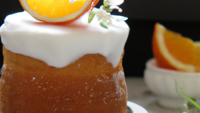 Gâteau au yaourt à la fleur d'oranger