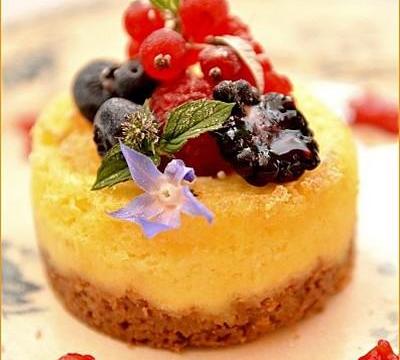 Cottage Cheese Cake aux fruits rouges