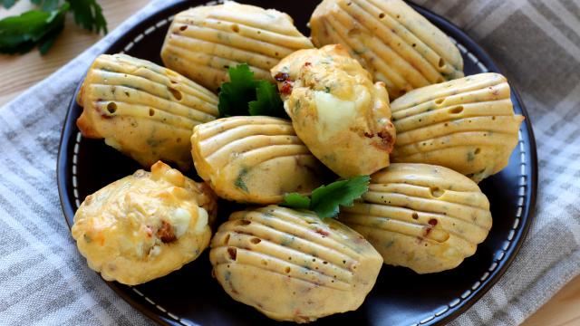 Madeleines salées au Chabichou