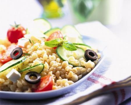 Salade d'été au cœur de blé