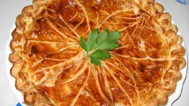 Tourte feuilletée de la mer