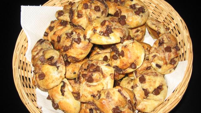 Chouquettes au chocolat classiques