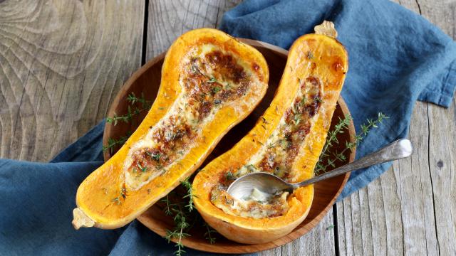 Butternut farcie à la Fourme d'Ambert