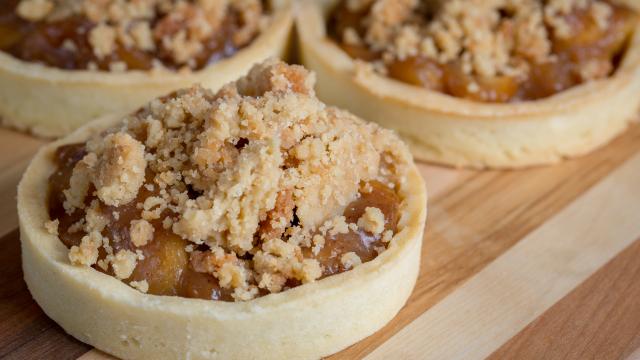 Tarte crumble aux abricots rapide