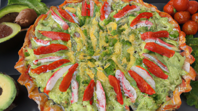 Tarte au crabe et avocat