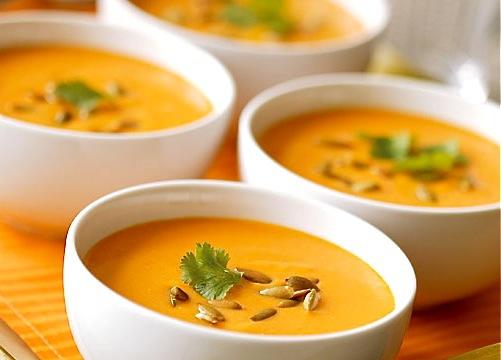 Soupe des 4 C : Carottes Coco Curry Coriandre