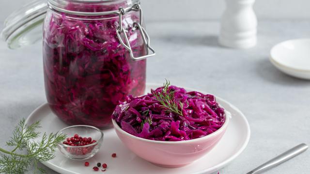 Salade de chou rouge