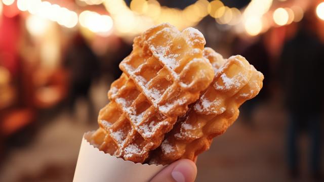 Connaissez-vous les churoffles ? Des gaufres faites avec de la pâte à choux à venir tremper directement dans la pâte à tartiner