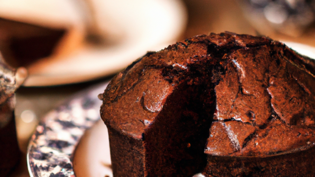 Gâteau tout chocolat au cacao amer