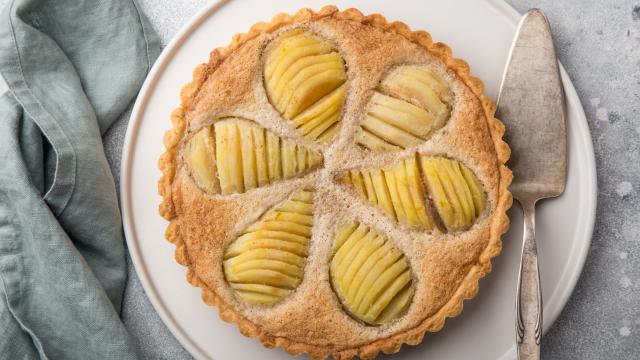 Tarte amandine aux poires