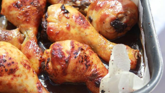 Pilons de poulet et sa sauce worcestershire