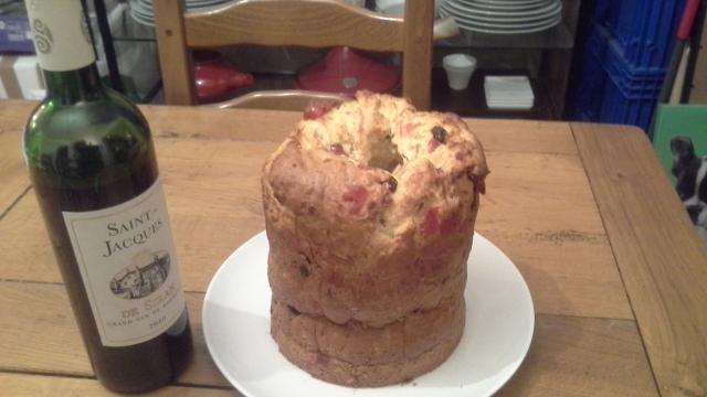 Panettone aux raisins de Smyrne et à l'amande