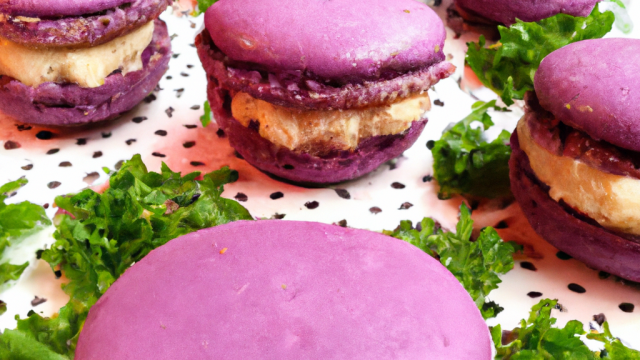 Macarons chèvre-ciboulette