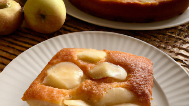 Gâteau au yaourt et aux pommes classique