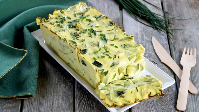 Flan de courgettes