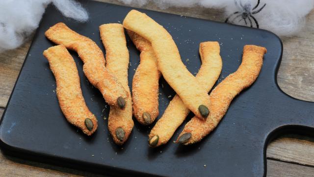 Doigts de sorcière parmesan & graines de courge