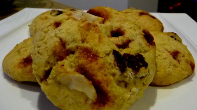 Cookies cranberries & noix du Brésil caramélisées