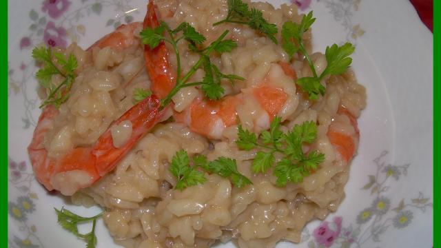 Risotto aux crevettes économique