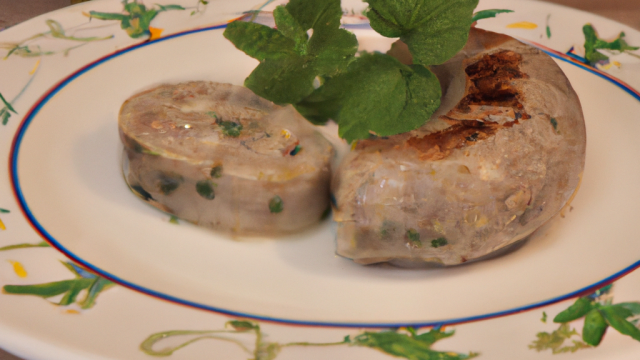 Boudin blanc au cresson