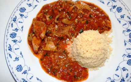 Osso buco de dinde à la milanaise et graine de couscous