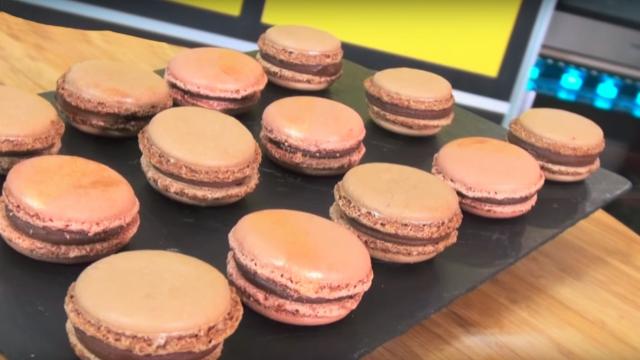 Macarons au chocolat