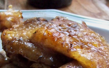 Chapon de pintade farci au boudin blanc et foie de volaille