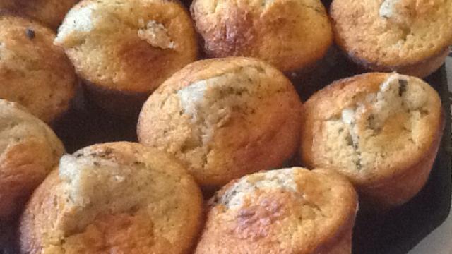 Muffins aux pommes et pépites de chocolat