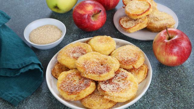 Beignets de pommes sans friture, une alternative plus saine aux traditionnels beignets frits !