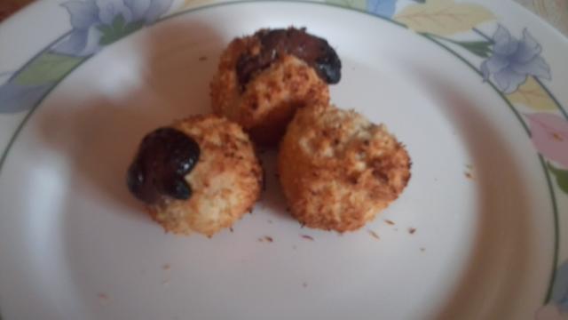 Rochers au chocolat fondant et noix de coco