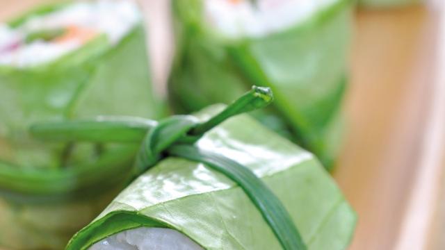 Makis de laitue aux légumes croquants