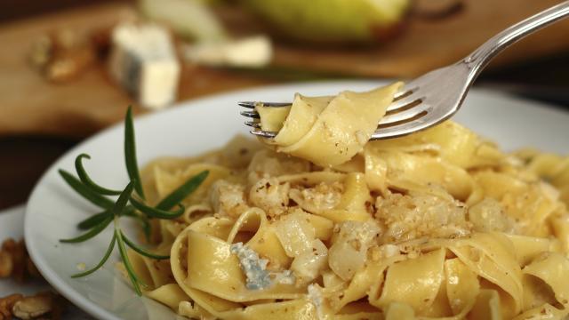 Fettucine aux poires et Gorgonzola